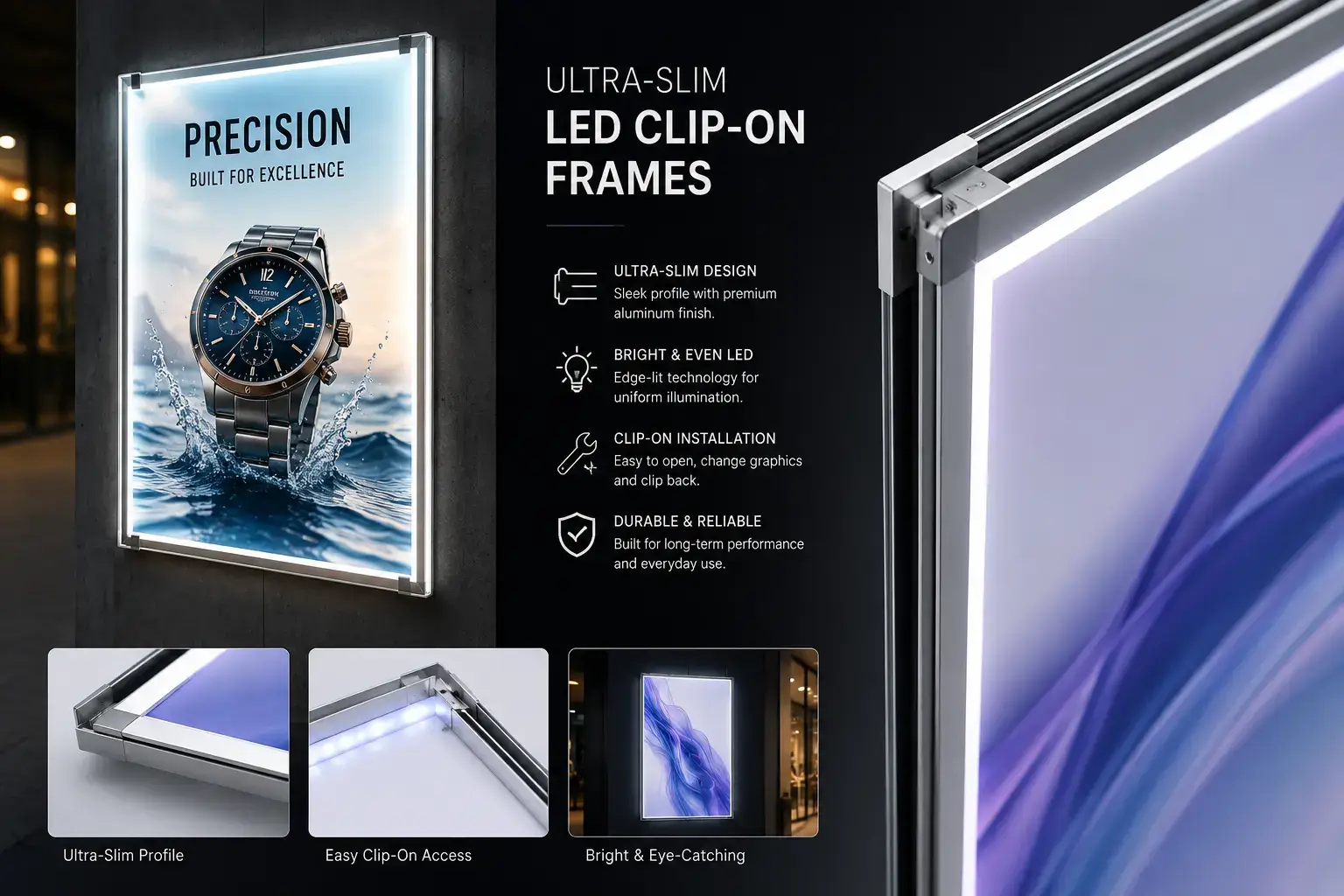 Ultra-Slim LED Frames