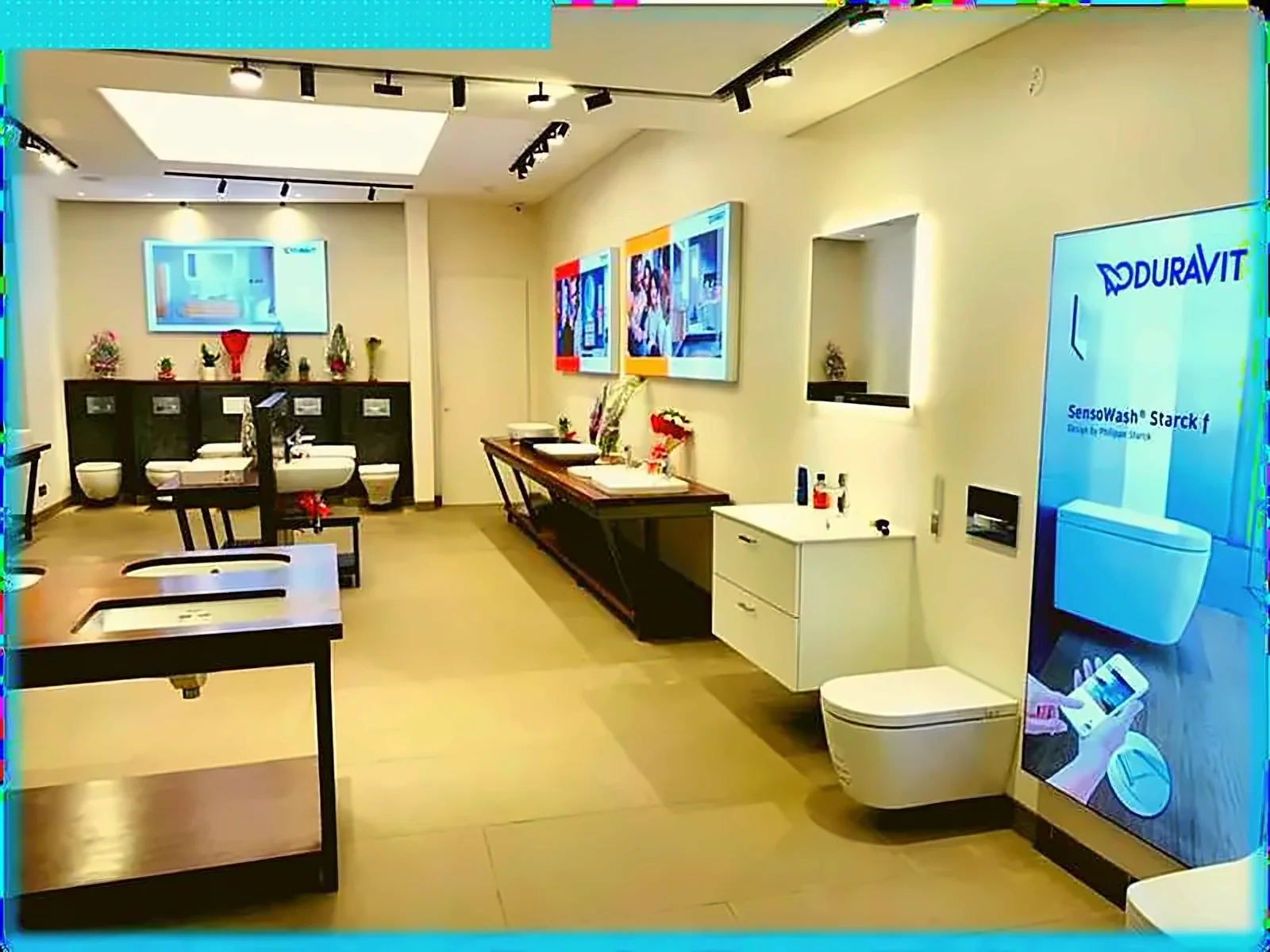 Showroom interior by Crewnited